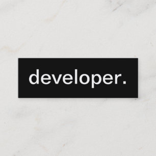 Developer Business Card