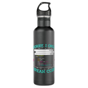 Developer Code Software Engineer Programmer Nerd C 710 Ml Water Bottle