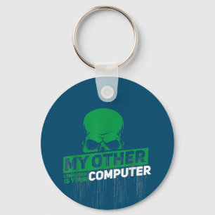 Developer Sysadmin Engineer Hacker Nerd Admin Code Keychain