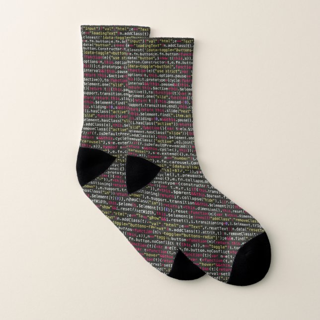 Developer's Terminal Pattern Socks (Pair)