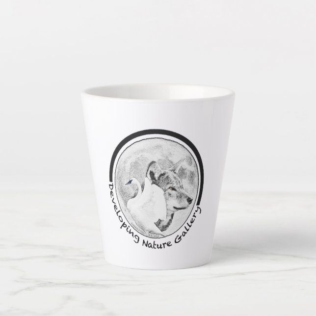 Developing Nature Gallery Logo Latte Mug (Front)