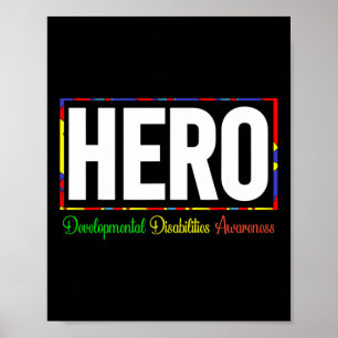 Developmental Disabilities Awareness HERO Poster