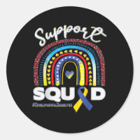 Developmental Disabilities Support Squad Blue Yell