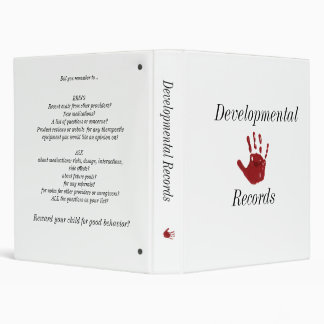 Developmental Records Binder