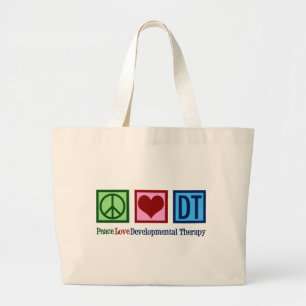 Developmental Therapy Large Tote Bag