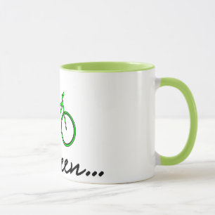 Devenez écolo - Mug de café à vélo
