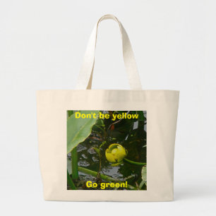 Devenez écolo Nénuphar jaune ! Sac fourre-tout