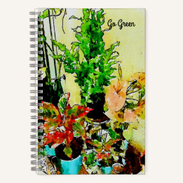 Devenez écolo Watercolor Art Garden Carnet personn