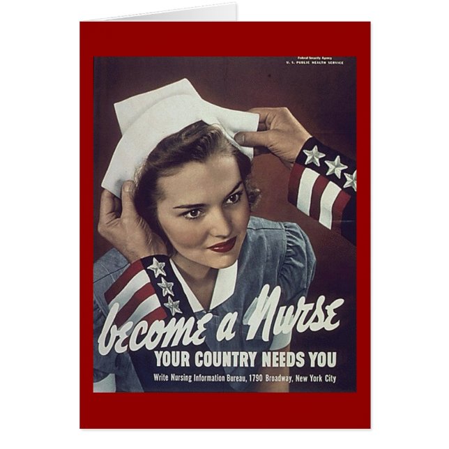 Devenez Infirmière Poster De Récupération (Devant)