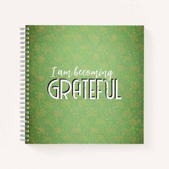 Devenir un journal de gratitude (Devant)