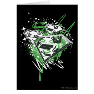 Déversements verts supergirl