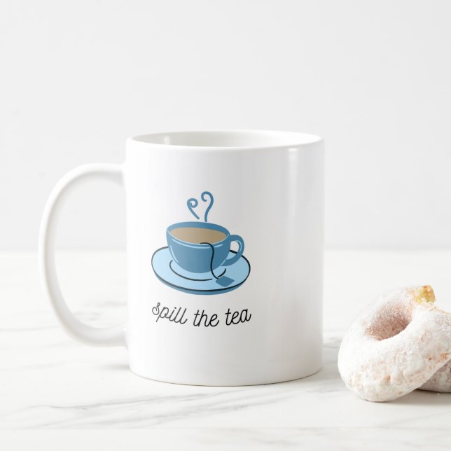 Déverser le thé Mug (Avec donut)