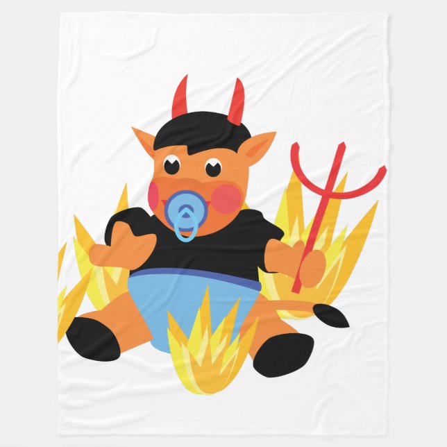 devil baby blanket (Front)