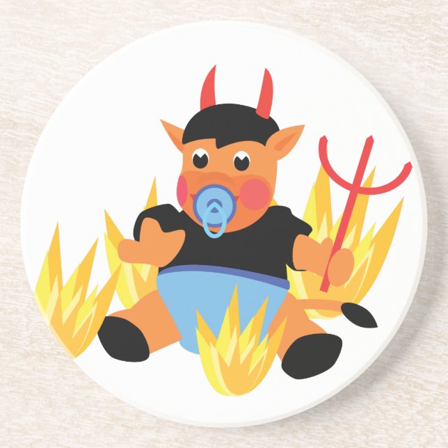 devil baby coaster (Front)
