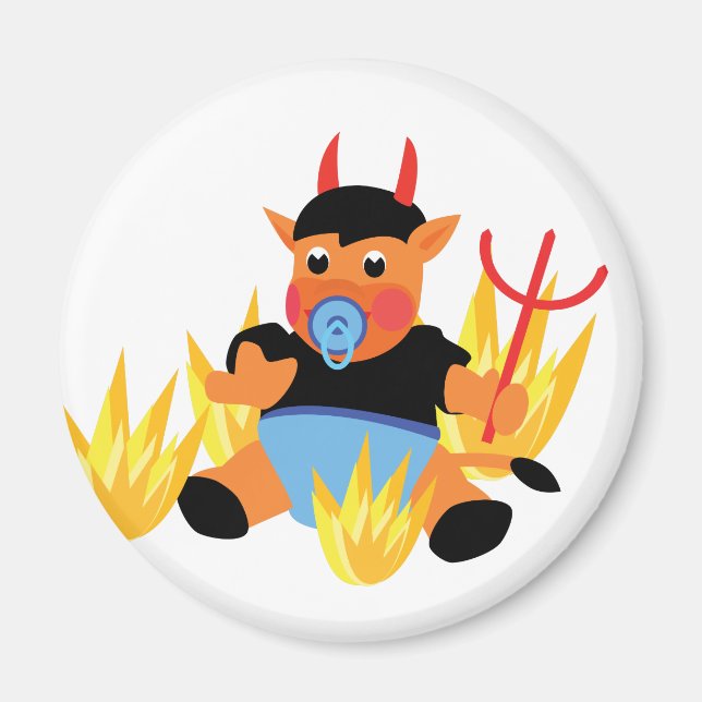 devil baby magnet (Front)