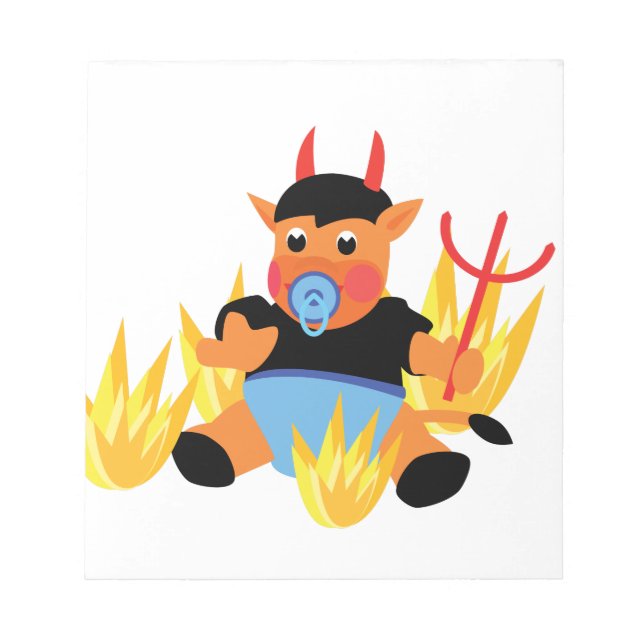 devil baby notepad (Front)