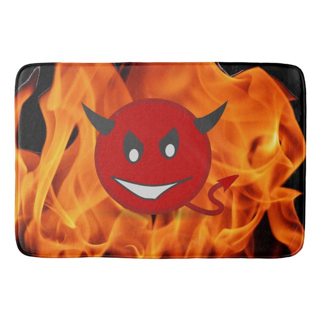Devil Bath Mat (Front)