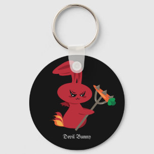 Devil Bunny Keychain