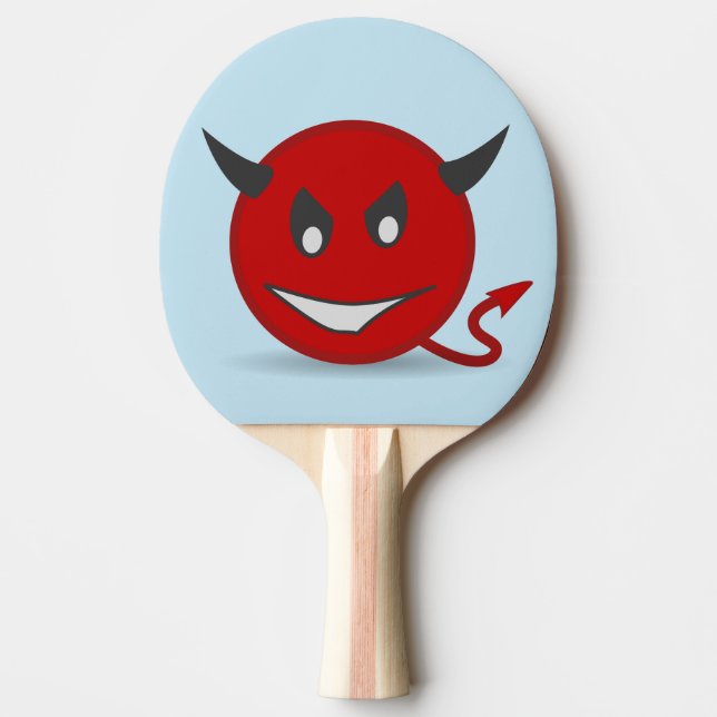 DEVIL CARTOON PING PONG PADDLES (Front)