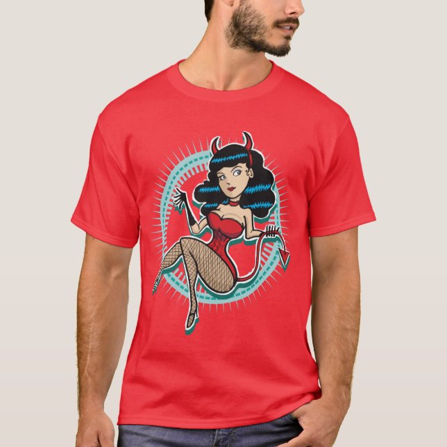 Devil Chick - All Alone T-Shirt (Front)
