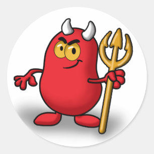 Devil Classic Round Sticker
