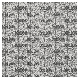Devil Dogs grey fabric black letters THIS