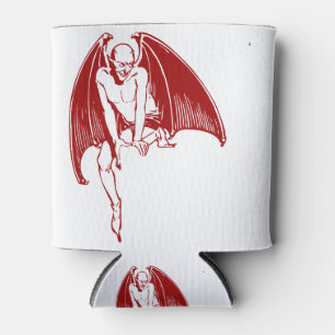 Devil Evil Demon Monster Wings Gothic Can Cooler
