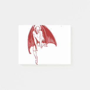 Devil Evil Demon Monster Wings Gothic Post-it Notes