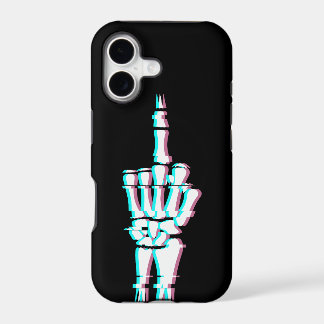 Devil Finger Skull Hand Glitch Effect