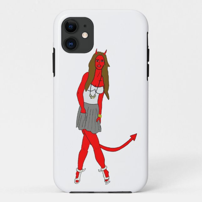 devil girl  Case-Mate iPhone case (Back)