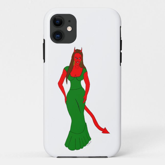 devil girl     Case-Mate iPhone case (Back)