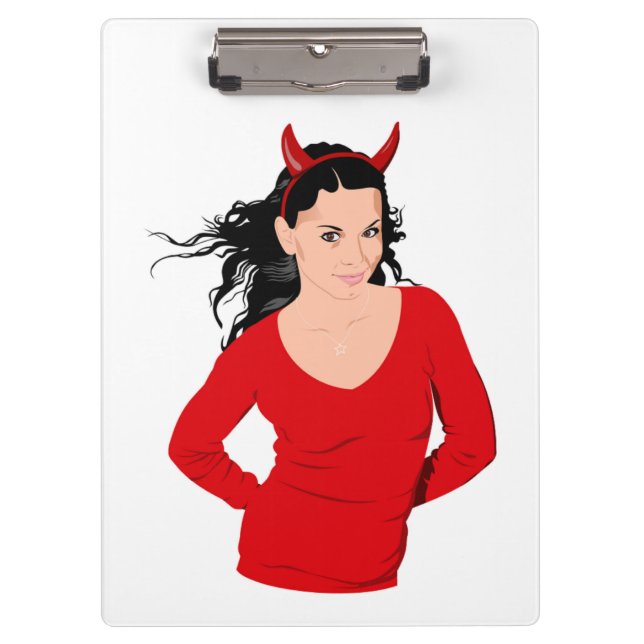 DEVIL GIRL CLIPBOARD (Front)