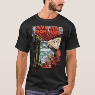 Devil Girl From Mars Cult Classic Horror Fan Art T-Shirt