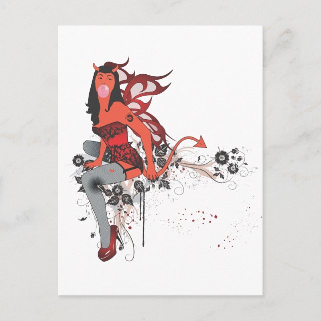 Devil Girl II Postcard (Front)