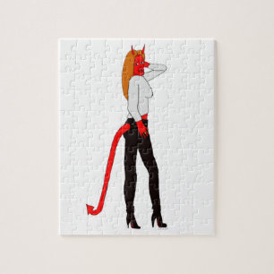 devil girl jigsaw puzzle