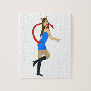 devil girl jigsaw puzzle