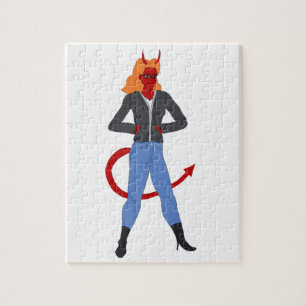 devil girl   jigsaw puzzle