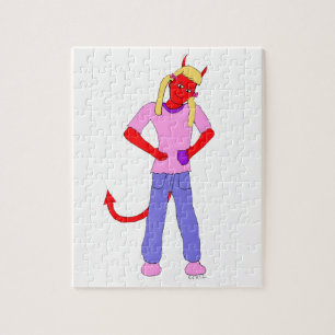 devil girl    jigsaw puzzle
