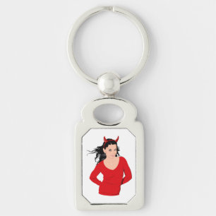 DEVIL GIRL KEYCHAIN