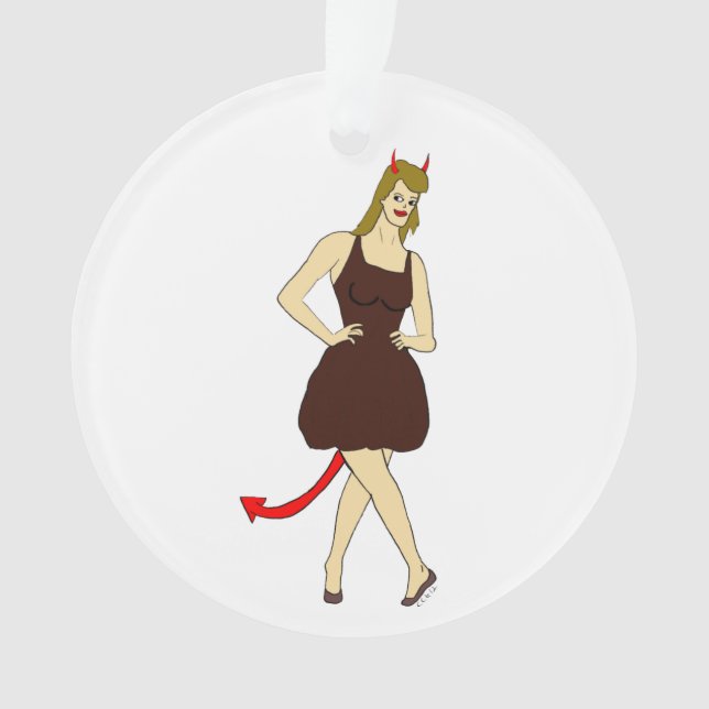 devil girl      ornament (Front)