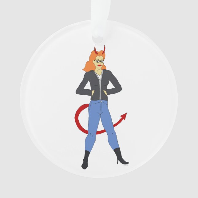 devil girl      ornament (Front)