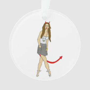 devil girl    ornament