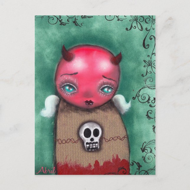 Devil Girl Postcard (Front)