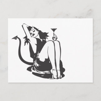 Devil Girl Postcard
