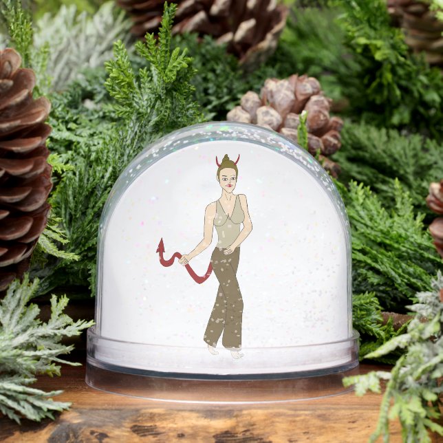 devil girl     snowglobe (Winter)
