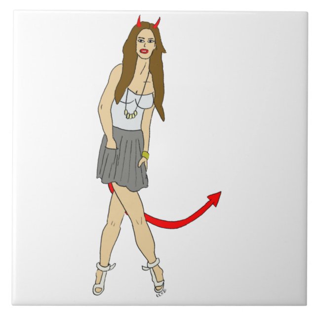 devil girl   tile (Front)