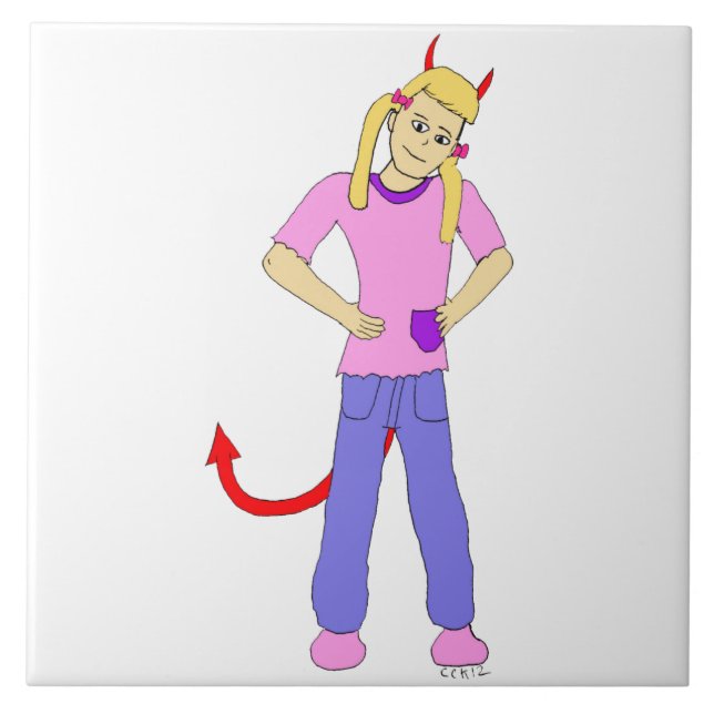 devil girl    tile (Front)