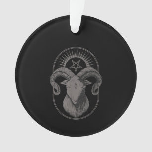 Devil Goat Pentagram Baphomet Satan Occult Satanic