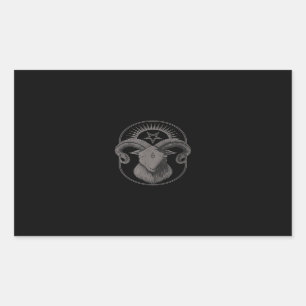Devil Goat Pentagram Baphomet Satan Occult Satanic Sticker