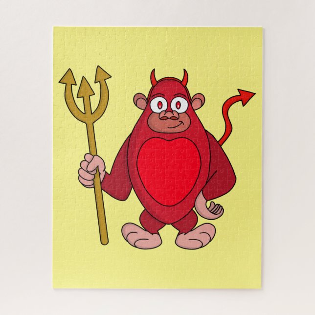 Devil Gorilla Jigsaw Puzzle (Vertical)